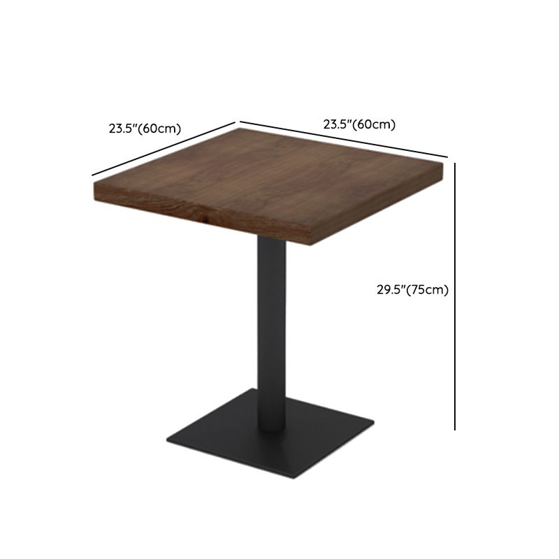 Industrial Rectangle Wood Dining Table 1/5/7 Pieces Dining Set for Barbecue Shop Clearhalo 'Dining Room Sets' 'Dining Tables & Seating' 'dining_room_set' 'furn' 'furn_dining_room_set' 'Furniture' 'Kitchen & Dining Furniture' 1200x1200_c6f9bc67-acd0-4aaf-a5bb-3bc3a62a2a32