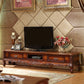 Solid Wood TV Media Console Open Storage Media Console TV Stand with Drawers Clearhalo 'furn' 'furn_tv_stands_entertainment_centers' 'Furniture' 'Living Room Furniture' 'TV Stands & Entertainment Centers' 'TV Stands & Media Storage Furniture' 'tv_stands_entertainment_centers' 1200x1200_c6fa31b1-f65c-40d0-9ad3-18afb393ff07