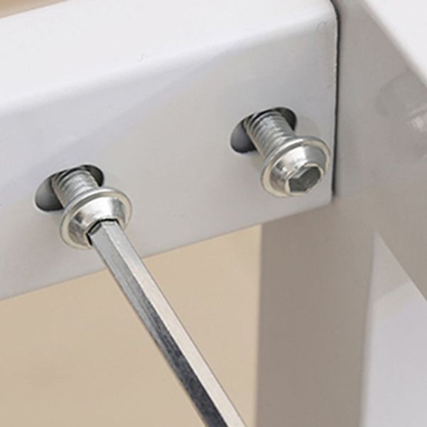 Glass Top Rectangular Office Desk 29.53-inch Tall Writing Desk Clearhalo 'furn' 'furn_office_desk' 'Furniture' 'Office Desks' 'Office Furniture' 'office_desk' 1200x1200_c6fbfc77-d66a-41ea-b169-ca0c697d8b71