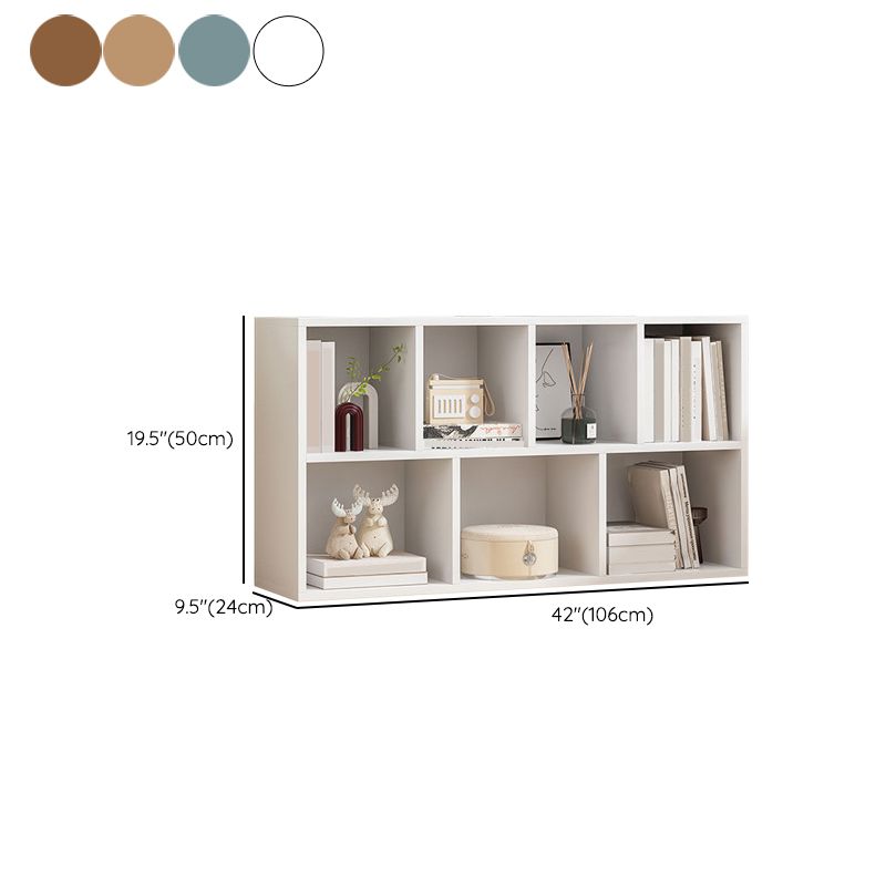 Standaard gesloten back -boekenplank Engineered Wood Scandinavian boekenkast