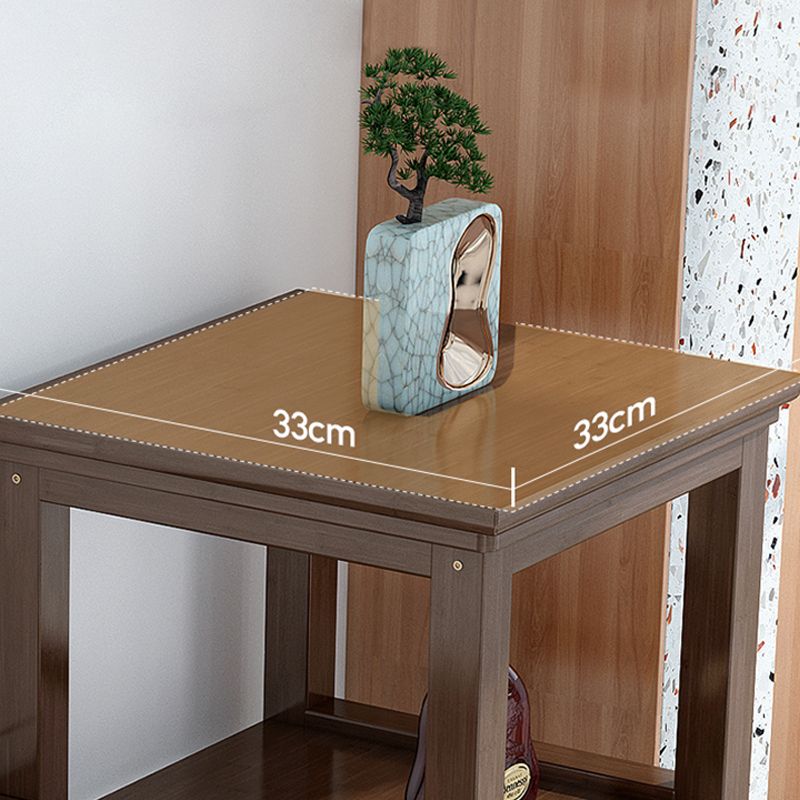 Wood Modern Wine Rack-12.4"L X 13.2"W Wine Rack Holder in Brown Clearhalo 'furn' 'furn_wine_racks' 'Furniture' 'Kitchen & Dining Furniture' 'Wine Racks' 'wine_racks' 1200x1200_c7020def-4eb6-4f87-abb9-bec8322c57ed