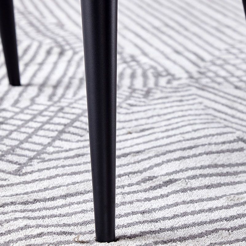 Modern Style Metal Arm Chair Open Back Dining Side Chair with Upholstered Clearhalo 'Dining Chairs' 'Dining Tables & Seating' 'dining_chair' 'furn' 'furn_dining_chair' 'Furniture' 'furniture_dining_chair' 'Kitchen & Dining Furniture' 1200x1200_c7058162-1f4a-4619-90ed-ad4c7ad6b006