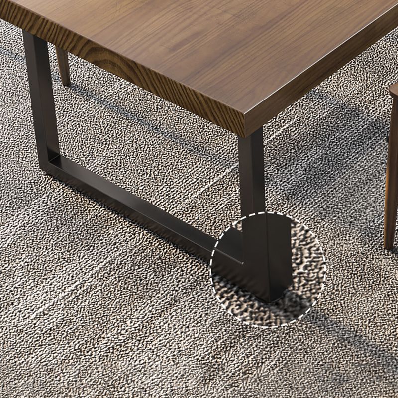 29.53-inch lange kantoor bureau industrieel vast hout schrijfde bureau