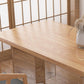 Modern Pine Solid Wood Table Rectangle Dining Table with Acrylic Double Pedestal for Restaurant Clearhalo ' dining_table' 'Dining Tables & Seating' 'Dining Tables' 'furn' 'furn_dining_table' 'Furniture' 'furniture_dining_table' 'Kitchen & Dining Furniture' 'kitchen&dining_furn' 'kitchen' 'kitchen_dining_table' 1200x1200_c70829fe-ab9d-40da-9589-8856484b282d