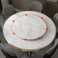 Luxury Style Marble Dining Table Single Pedestal Base Round Table for Home Clearhalo ' dining_table' 'Dining Tables & Seating' 'Dining Tables' 'furn' 'furn_dining_table' 'Furniture' 'furniture_dining_table' 'Kitchen & Dining Furniture' 'kitchen&dining_furn' 'kitchen' 'kitchen_dining_table' 1200x1200_c7082f61-4050-475f-b54c-59f5763655d7