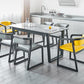 Rectangle Sintered Stone Grey Dining Table Simplicity Double Pedestal Table for Dining Room Clearhalo ' dining_table' 'Dining Tables & Seating' 'Dining Tables' 'furn' 'furn_dining_table' 'Furniture' 'furniture_dining_table' 'Kitchen & Dining Furniture' 'kitchen&dining_furn' 'kitchen' 'kitchen_dining_table' 1200x1200_c708ff10-e71f-458e-8b4c-e060abd5fbdf