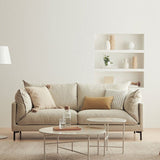 Modern Living Room Fabric Sofa Recessed Arm Loveseat with Black Legs Clearhalo 'furn' 'furn_sofas' 'Furniture' 'furniture_sofas' 'kitchen' 'kitchen_sofas' 'Living Room Furniture' 'Sofa' 'sofas' 1200x1200_c7090e62-d3ec-4bec-93f2-ee4e2e67036c