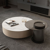 Tavolino bianco tavolino in ardesia con cassetti