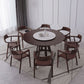 Modern Style Home Solid Wood Dining Table Round Shape Table with Single Pedestal Clearhalo ' dining_table' 'Dining Tables & Seating' 'Dining Tables' 'furn' 'furn_dining_table' 'Furniture' 'furniture_dining_table' 'Kitchen & Dining Furniture' 'kitchen&dining_furn' 'kitchen' 'kitchen_dining_table' 1200x1200_c7105f72-573d-491b-9602-803b1dc3fd0f