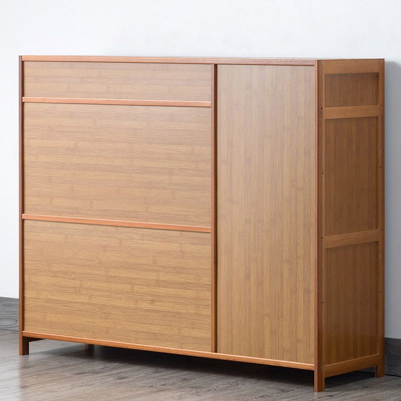 Sideboard di bambù moderno di vetro di vetro per uso della cucina