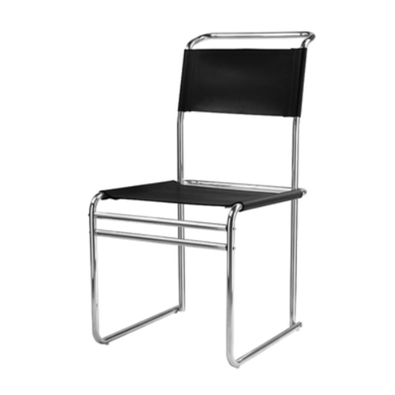 Sedia laterale in stile moderno in vetro sedia da pranzo inoltre a bracciole per cucina