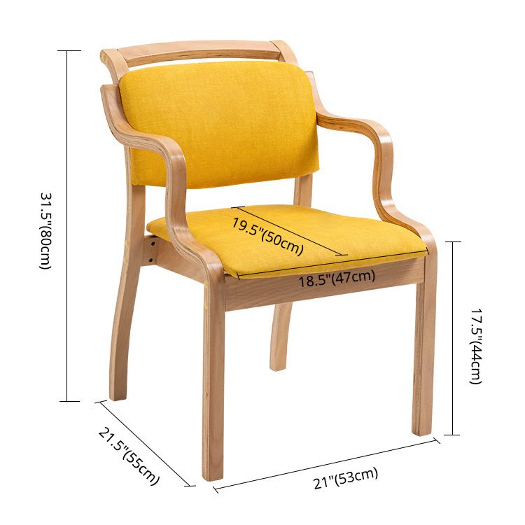 Modern Style Wood Indoor-Outdoor Chair Open Back Dining Side Chairs Sets Clearhalo ' kitchen&dining_furn' 'Dining Chairs' 'Dining Tables & Seating' 'dining_chair' 'furn' 'furn_dining_chair' 'Furniture' 'furniture_dining_chair' 'Kitchen & Dining Furniture' 'kitchen' 1200x1200_c714dcaa-fc99-4e84-9dbe-4ea5eee0fab8