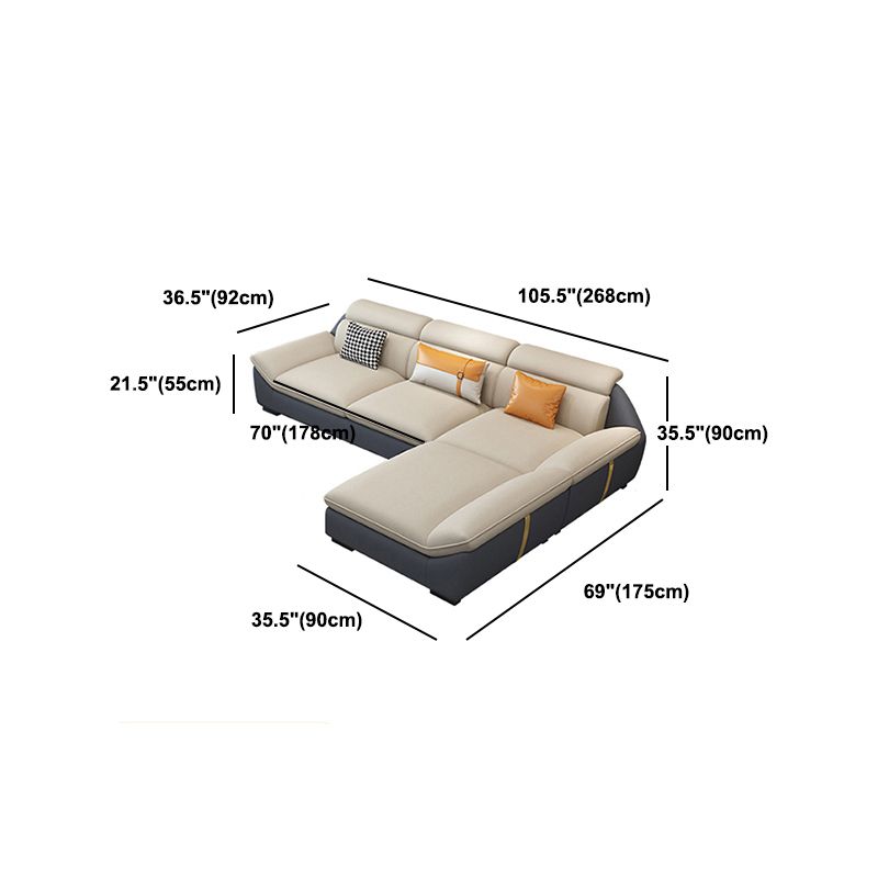Divano in pelle finta del Nord Europa cucito cuscino per cuscini con cuscini
