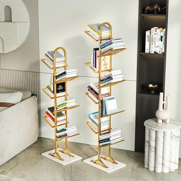 9.49"W Bookshelf Invisible Contemporary Style Bookcase for Office Home