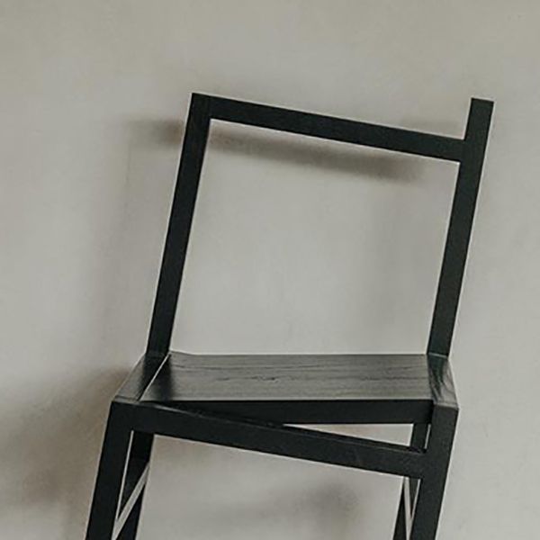 Noordse stijl eetkamerstoelen massieve houten eetstoelen voor patio -gebruik