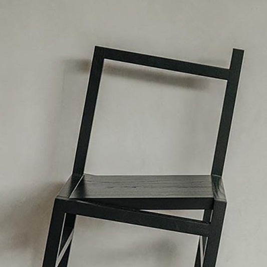 Noordse stijl eetkamerstoelen massieve houten eetstoelen voor patio -gebruik