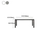 Medieval Modern Sintered Stone Dining Table Rectangle Indoor Table with 4 Legs Clearhalo 'Dining Tables & Seating' 'Dining Tables' 'dining_table' 'furn' 'furn_dining_table' 'Furniture' 'furniture_dining_table' 'Kitchen & Dining Furniture' 1200x1200_c7194bdf-8074-4bba-b489-2b5a06a659fd