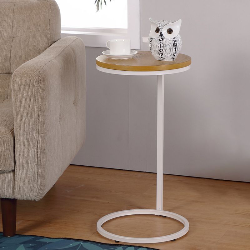 Frame Shaped Base Cocktail Table Multi-color Selection of Wood Material Round Coffee Table Clearhalo 'Coffee & Accent Tables' 'End & Side Tables' 'end_side_tables' 'furn' 'furn_end_side_tables' 'Furniture' 'Living Room Furniture' 1200x1200_c71b81c8-fc27-465e-992d-0f405ce1e3f4