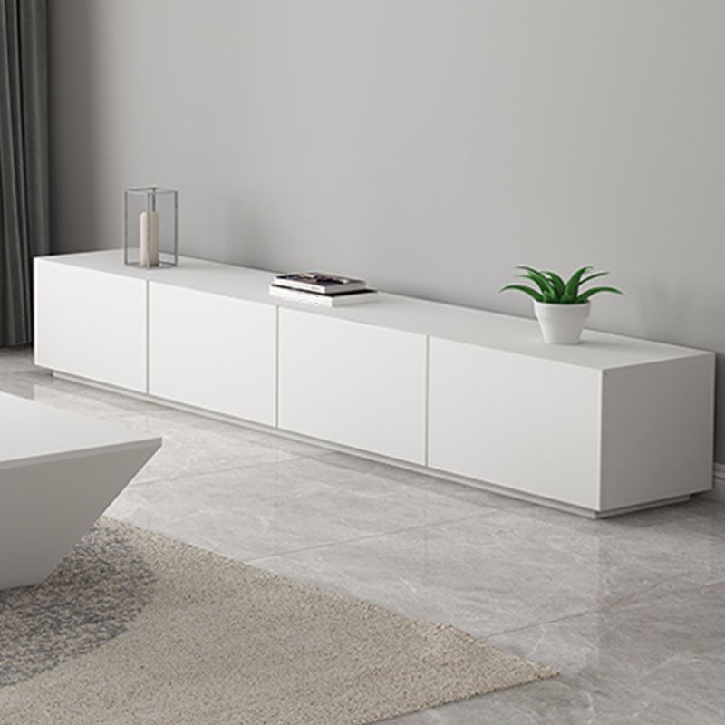 16 " D Modern Wooden White TV Stand Console Closed Storage TV Stand with 3 / 4 Drawers Clearhalo 'furn' 'furn_tv_stands_entertainment_centers' 'Furniture' 'Living Room Furniture' 'TV Stands & Entertainment Centers' 'TV Stands & Media Storage Furniture' 'tv_stands_entertainment_centers' 1200x1200_c71fec34-55fe-46ed-9630-b3069baac8f7