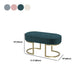 Modern Velvet Foam Bench Oval Solid Color Bench with Legs for Bedroom Clearhalo 'Benches' 'Chairs & Seating' 'furn' 'furn_benches' 'Furniture' 'Living Room Furniture' 1200x1200_c722cf14-90b4-4656-a7f9-d02f59f78c37