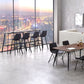 Scandinavian Restaurant Footrest Stool Matte Finish Leather Barstool Clearhalo 'Bar Furniture' 'Bar Stools' 'bar_stools' 'furn' 'furn_bar_stools' 'Furniture' 'furniture_bar_stools' 'Kitchen & Dining Furniture' 1200x1200_c722d425-2338-4c40-8c7b-c185a8fde87e