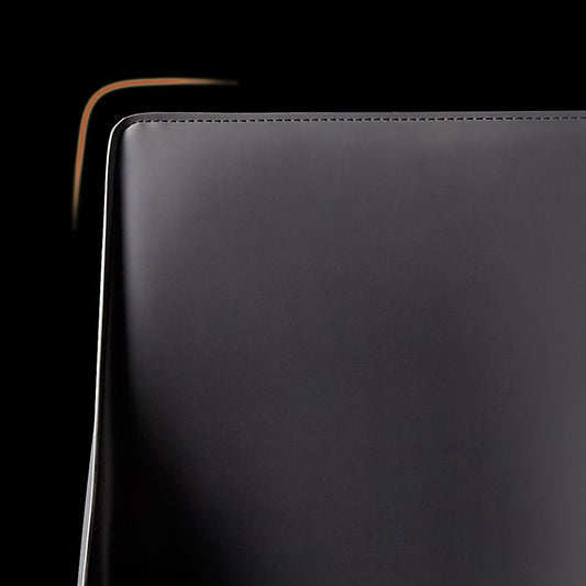 Solid Back Chair Contemporary Modern Leather Indoor-Outdoor Side Chair Clearhalo 'Dining Chairs' 'Dining Tables & Seating' 'dining_chair' 'furn' 'furn_dining_chair' 'Furniture' 'Kitchen & Dining Furniture' 1200x1200_c723fbaa-8f60-4f94-a94b-976a8af174aa