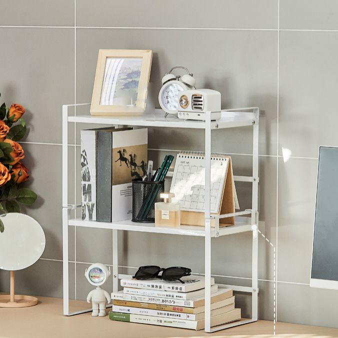 Modern Style Bookshelf Metal Open Back Bookcase for Home Office Clearhalo 'Bookcases' 'furn' 'furn_bookcases' 'Furniture' 'Office Furniture' 1200x1200_c7240666-c298-4387-8f7d-217d392336d9