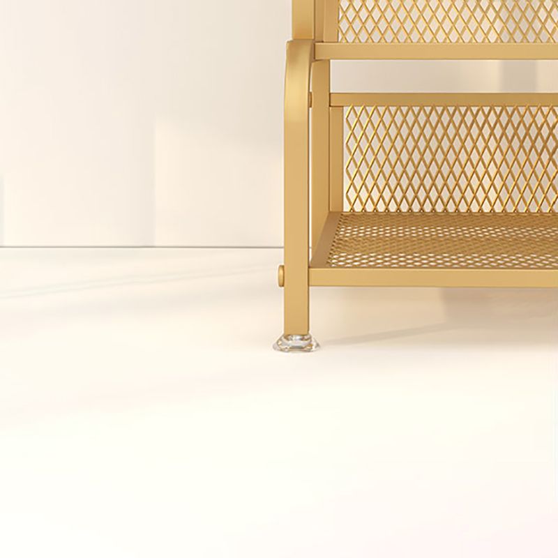 Escandinavia 4 estantes estantería estándar de metal abierta estantería