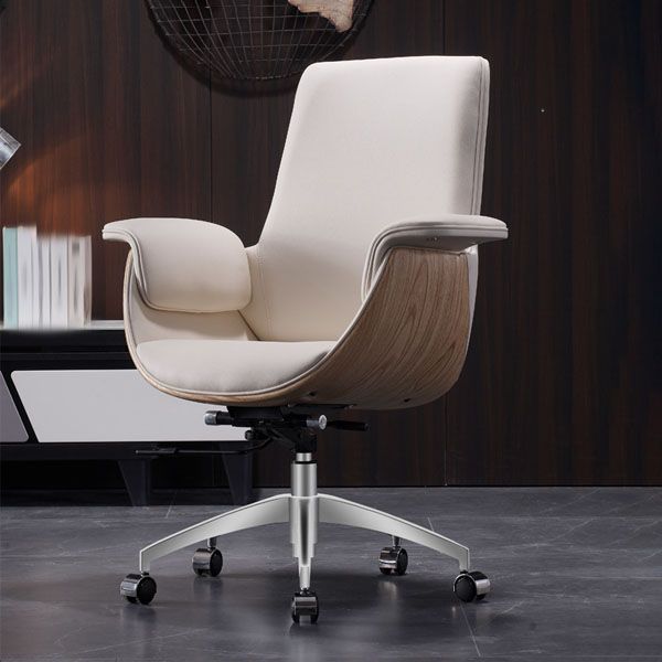 Hedendaagse High Back Executive Chair Padded Arms Bureau Chair voor Home Office