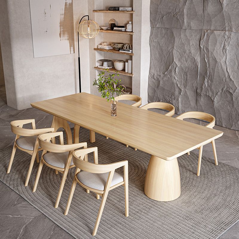 Rectangular Shaped Office Conference Table Wooden Writing Desk in Natural Clearhalo 'furn' 'furn_office_desk' 'Furniture' 'Office Desks' 'Office Furniture' 'office_desk' 1200x1200_c727dcab-2fc4-4130-99ac-e1c288be66a3