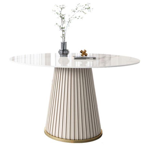 1/2/4/7 Pcs White Dining Table Set with Sintered Stone Top Table Furniture Set Clearhalo 'Dining Room Sets' 'Dining Tables & Seating' 'dining_room_set' 'furn' 'furn_dining_room_set' 'Furniture' 'furniture_dining_room_set' 'Kitchen & Dining Furniture' 1200x1200_c729e76b-5b2a-435b-afb4-423685754479