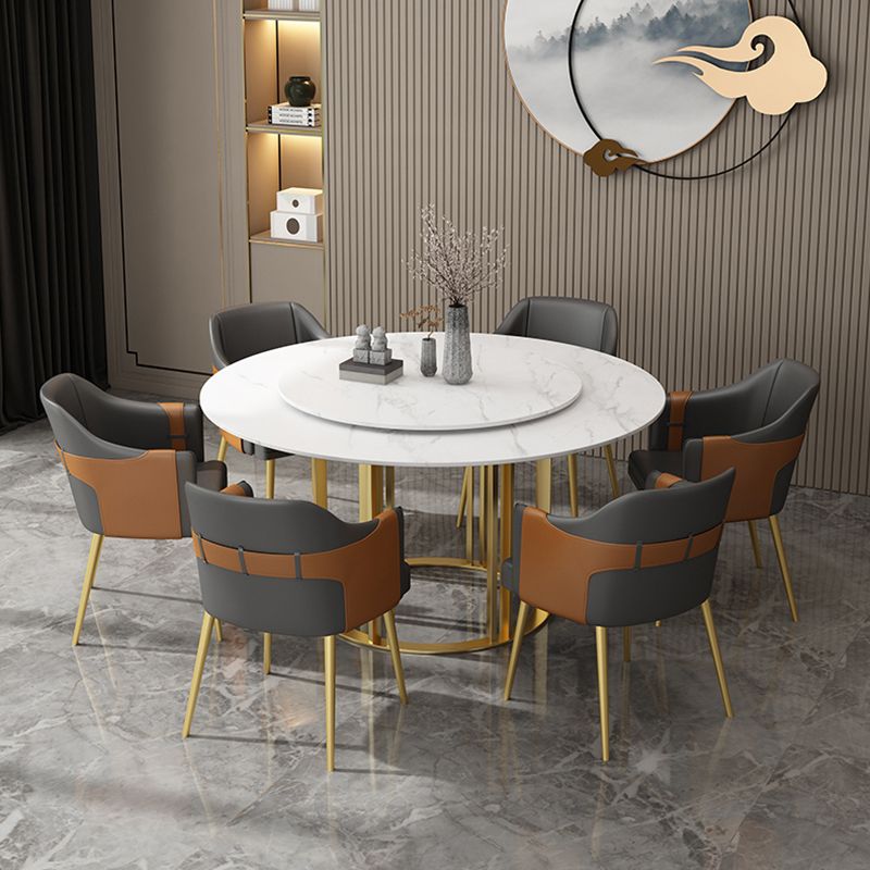 Nordic Metal Dining Room Arm Chairs Leather Dining Side Chair for Restaurant Clearhalo ' kitchen&dining_furn' 'Dining Chairs' 'Dining Tables & Seating' 'dining_chair' 'furn' 'furn_dining_chair' 'Furniture' 'furniture_dining_chair' 'Kitchen & Dining Furniture' 'kitchen' 1200x1200_c72c0802-aad1-4bd6-9831-89cecf8cff6f