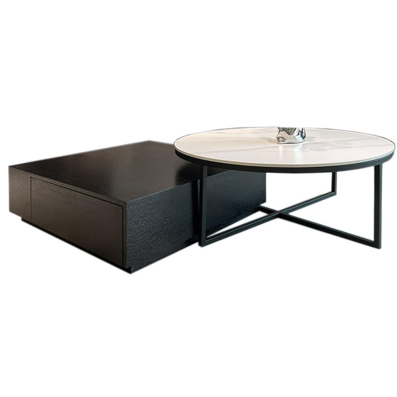 Abstract Coffee or End Table Contemporary Slate Coffee Cocktail Table Clearhalo 'Coffee & Accent Tables' 'Coffee Tables' 'coffee_tables' 'furn' 'furn_coffee_tables' 'Furniture' 'Living Room Furniture' 1200x1200_c72c1615-fd09-400a-b962-6c905d7f8bb9