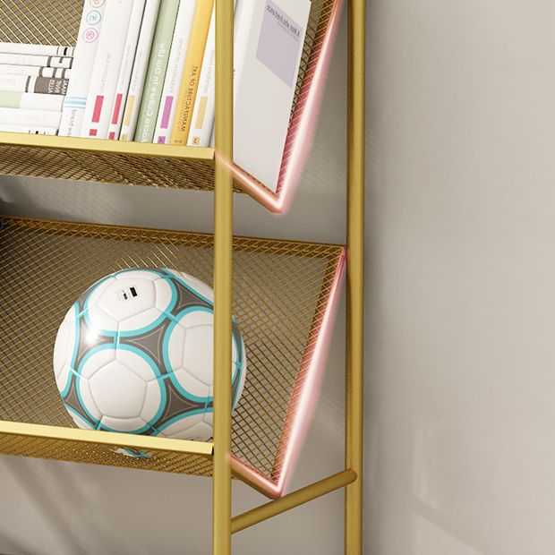 Contemporary Metal Ladder Bookshelf Closed Back Vertical Iron Bookcase Clearhalo 'Bookcases' 'furn' 'furn_bookcases' 'Furniture' 'furniture_bookcases' 'Office Furniture' 1200x1200_c72cdb8f-7730-4943-a318-79414e2d06fc