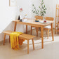 Rectangle Solid Wood Dining Table Modern Beech Wood Table in Nature with 4 Legs Clearhalo ' dining_table' 'Dining Tables & Seating' 'Dining Tables' 'furn' 'furn_dining_table' 'Furniture' 'furniture_dining_table' 'Kitchen & Dining Furniture' 'kitchen&dining_furn' 'kitchen' 'kitchen_dining_table' 1200x1200_c72d8cf1-9832-43f6-a0a3-99c38e94b4d2
