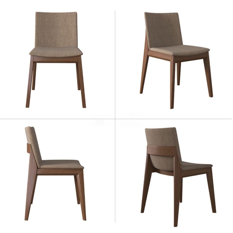 Contemporary Style Dining Chairs Kitchen Dining Wooden Armless Side Chair Clearhalo ' kitchen&dining_furn' 'Dining Chairs' 'Dining Tables & Seating' 'dining_chair' 'furn' 'furn_dining_chair' 'Furniture' 'furniture_dining_chair' 'Kitchen & Dining Furniture' 'kitchen' 1200x1200_c72e312c-b1ac-47d8-b8a9-659911b9ef86