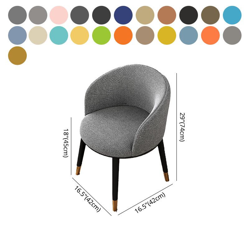 Contemporary Leather Home Arm Chair Solid Back Matte Finish Dining Chair Clearhalo ' kitchen&dining_furn' 'Dining Chairs' 'Dining Tables & Seating' 'dining_chair' 'furn' 'furn_dining_chair' 'Furniture' 'furniture_dining_chair' 'Kitchen & Dining Furniture' 'kitchen' 1200x1200_c72e70ac-9e3b-46c1-ad08-5955f80a7660