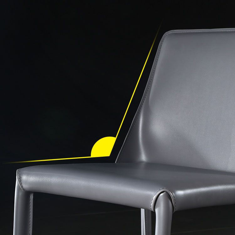 Contemporary Style Dining Chairs Armless Side Chair with Metal Legs for Kitchen (Set of 2) Clearhalo ' kitchen&dining_furn' 'Dining Chairs' 'Dining Tables & Seating' 'dining_chair' 'furn' 'furn_dining_chair' 'Furniture' 'furniture_dining_chair' 'Kitchen & Dining Furniture' 'kitchen' 1200x1200_c72eacbd-3618-4867-9919-155528c512e1