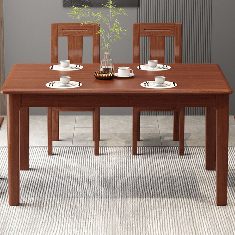 Rectangle Dining Room Table Wood Dining Table for Dining Room Clearhalo 'Dining Tables & Seating' 'Dining Tables' 'dining_table' 'furn' 'furn_dining_table' 'Furniture' 'Kitchen & Dining Furniture' 1200x1200_c72f5458-b168-4f96-aa9e-600b51c2903a