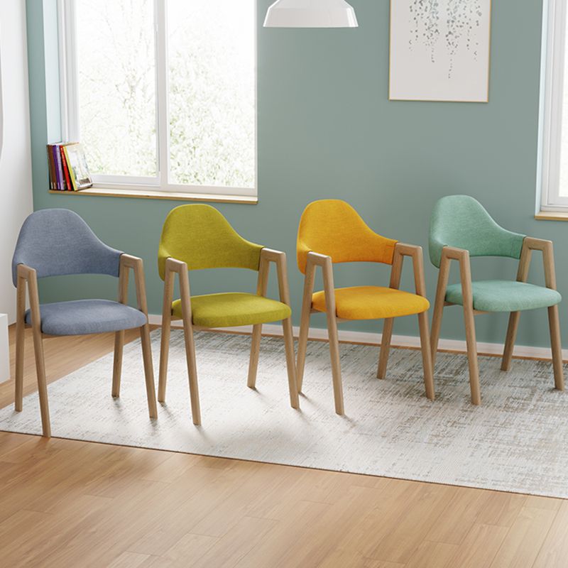 Modern Indoor-Outdoor Metal Dining Room Side Chair Open Back Dining Side Chair with Arm Clearhalo ' kitchen&dining_furn' 'Dining Chairs' 'Dining Tables & Seating' 'dining_chair' 'furn' 'furn_dining_chair' 'Furniture' 'furniture_dining_chair' 'Kitchen & Dining Furniture' 'kitchen' 1200x1200_c73104e2-4f2a-449e-a08b-b0e85ae22c15