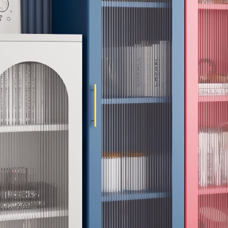 Moderne geschlossene Buchhandelshandel Standard -Metall -Bücherregal mit Regalen