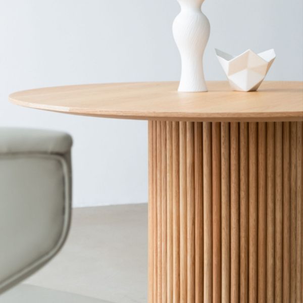 Modern Round Wood Dining Table Home Kitchen Dinner Pedestal Dining Table Clearhalo 'Dining Tables & Seating' 'Dining Tables' 'dining_table' 'furn' 'furn_dining_table' 'Furniture' 'furniture_dining_table' 'Kitchen & Dining Furniture' 'kitchen' 'kitchen_dining_table' 1200x1200_c732a606-2a0e-4b93-86b2-6ad2b3972ca1