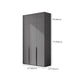 Contemporary Grey Storage Cabinet with Garment Rod Hinged Door Cabinet for Bedroom Clearhalo 'Armoires & Wardrobes' 'armoires_wardrobes' 'Bedroom Furniture' 'furn' 'furn_armoires_wardrobes' 'Furniture' 1200x1200_c735add8-91f0-446c-b320-896f153de9c9