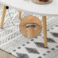 Country Farmhouse Coffee Table Folding Wooden Coffee Cocktail Table Clearhalo 'Coffee & Accent Tables' 'Coffee Tables' 'coffee_tables' 'furn' 'furn_coffee_tables' 'Furniture' 'Living Room Furniture' 1200x1200_c739dfdf-0308-4433-9a2f-bc71a070d159