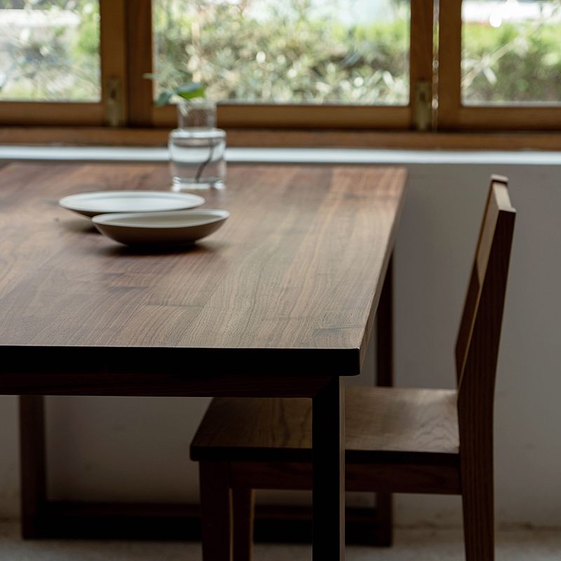 Modern Rectangle Dining Table Solid Wood Table with Sled Base Clearhalo ' dining_table' 'Dining Tables & Seating' 'Dining Tables' 'furn' 'furn_dining_table' 'Furniture' 'furniture_dining_table' 'Kitchen & Dining Furniture' 'kitchen&dining_furn' 'kitchen' 'kitchen_dining_table' 1200x1200_c73ee24f-ccbd-4f32-89fa-6640f31d7acf