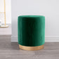 Glam Velvet Pouf Chair Plain Cylinder Shape Metal Frame Water Resistant Ottoman Footrest Clearhalo 'furn' 'furn_ottomans_poufs' 'Furniture' 'Living Room Furniture' 'Ottomans & Poufs' 'ottomans_poufs' 1200x1200_c73f209e-20b8-4409-8cd0-dea50d8ad8cb