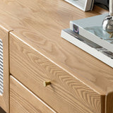 Modern 4 Drawers TV Stand Wooden TV Cabinet with Doors for Living Room Clearhalo 'furn' 'furn_tv_stands_entertainment_centers' 'Furniture' 'Living Room Furniture' 'TV Stands & Entertainment Centers' 'TV Stands & Media Storage Furniture' 'tv_stands_entertainment_centers' 1200x1200_c7484aae-5d0a-43a5-bcaa-17279275de0a