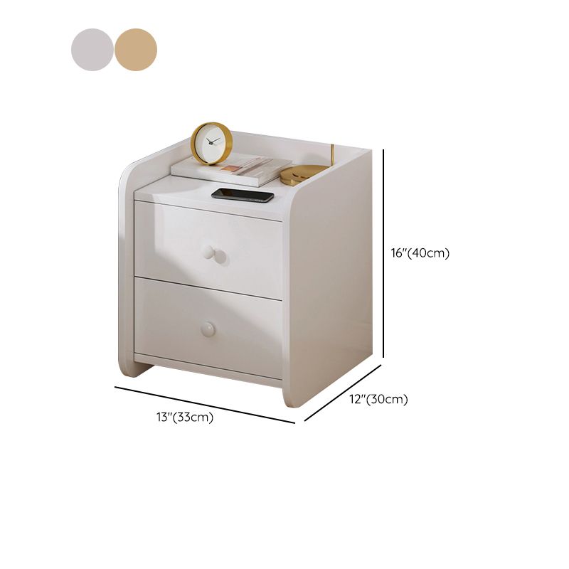 コンテンポラリーアクセントテーブルナイトスタンドアンティーク仕上げ引き出し引き出しベッドナイトスタンド