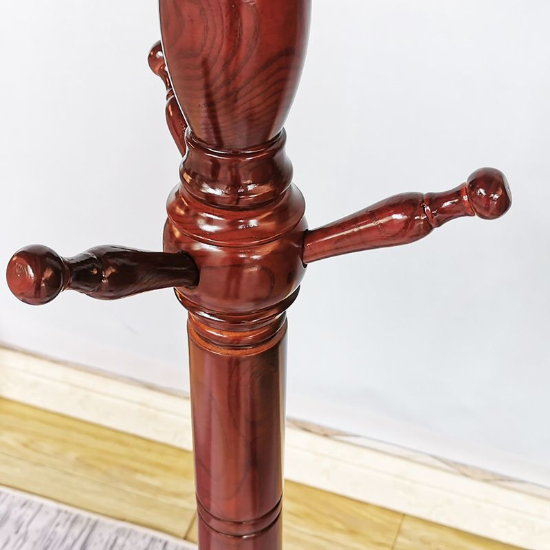 Moderne kledinghanger massief houtvrij sta -rek met jashaken