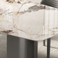 Industrial Rectangle Dining Table Sintered Stone Table with Metal Legs for Kitchen Clearhalo 'Dining Tables & Seating' 'Dining Tables' 'dining_table' 'furn' 'furn_dining_table' 'Furniture' 'Kitchen & Dining Furniture' 1200x1200_c74e7f00-6005-4988-bea9-84404ccbd5fa